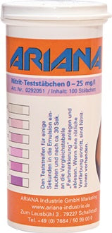 Messstäbchen TRGS 611 Nitrit-Gehalt 0-25 mg/l 100 St.Dose ARIANA