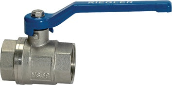 Messingkugelhahn VALVE LINE 20 95mm G 1/2 Zoll innen/innen DN 14 5mm RIEGLER