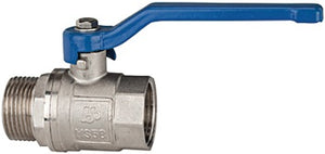 Messingkugelhahn VALVE LINE 20 95mm G 1/2 Zoll innen/außen DN 14 5mm RIEGLER