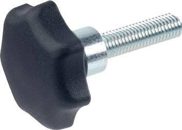 Sterngriff GN 6336.4 Sterngriffschraube Ku.d1 40mm d2 M 8mm l30mm GANTER