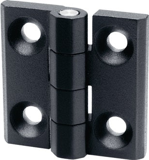 Scharnier GN 237 H.50mm B.50mm S.2mm Zink-Druckguss m.Bohrungen f.Senkschrauben