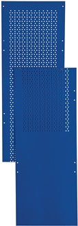 Lochblechseitenwand LOGS 80 H2000xB390mm blau RAL 5022 LOGS