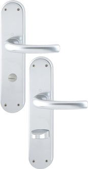 Renovationsgarnitur Tôkyô 1710/3334 Alu.F1 SK/OL 4-KT.8mm Entf.78mm HOPPE