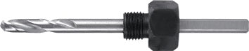 Aufnahmehalter 6mm rd.m.Führungsbohrer Bi-Metall Lochsägen HSS D.14-30mm