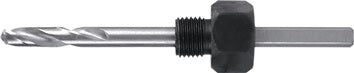Aufnahmehalter 6mm rd.m.Führungsbohrer Lochsägen HSSE-Co8 D.14-30mm