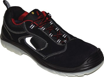 Sicherheitsschuh EASY STEP Gr.46 schwarz S1P SRC ESD EN20345 Leder NITRAS