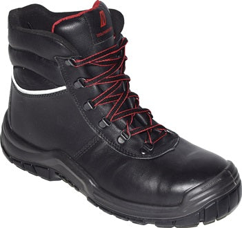 Sicherheitsstiefel POWER STEP MID+ Gr.46 schwarz S3 HRO SRC EN20345 Volleder