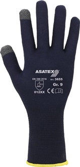 Feinstrickhandschuh f.Smartphones u.Touchscreens Gr.9 dunkelblau