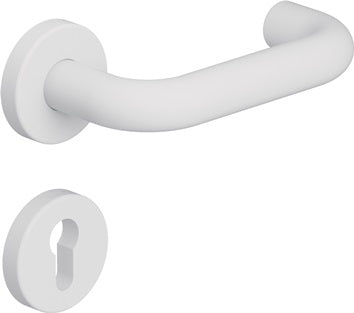 Halbgarnitur 111PBR22.230 PA 98m 4-KT.8mm 38 1-43 0mm Schutzrosetten HEWI