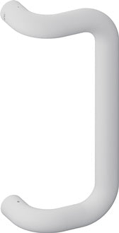 Stoßgriff 550.33GKLT PA ma Farb-Nr.98 A.300mm L.333mm B.145mm HEWI