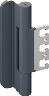 Türband B8107B PA 92 grau ma gefälzter Holzflügel Rolle 165mm DIN L/R HEWI