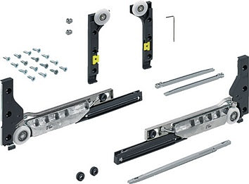 Schiebetürbeschlag SlideLine M Komplett Set 30kg HETTICH
