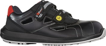 Sicherheitssandale BAT Gr.46 schwarz Leder S1P ESD SRC EN20345 U.POWER