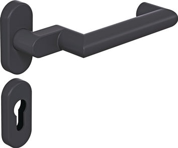 Profiltürgarnitur PA 92 ma BB-Buntbart TS 38 1-48 0mm HEWI