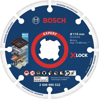 Diamanttrennscheibe Expert Diamond Metal Wheel X-LOCK D.125mm Bohr.22 23mm