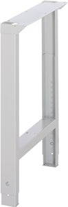 Werkbankfuß BK 650 verstellb.H750-1100xB70/120mm lichtgrau PROMAT