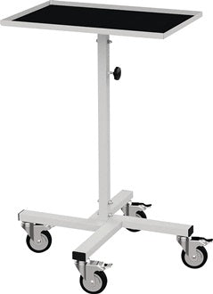 Materialständer Ladefl.L410xB610mm verstellb.H.945-1295mm lichtgrau Ablage starr