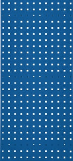 Lochplatte B450xL1000mm enzianblau RASTERPLAN