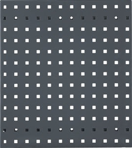Lochplatte B450xL500mm grau RASTERPLAN
