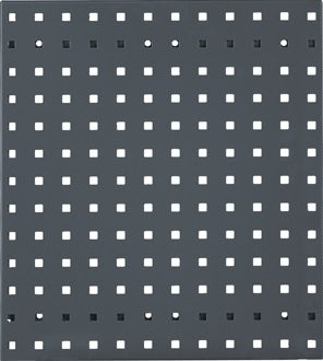 Lochplatte B450xL500mm grau RASTERPLAN