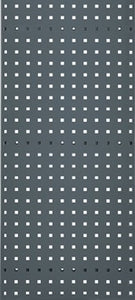 Lochplatte B450xL1000mm grau RASTERPLAN