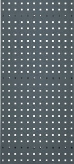 Lochplatte B450xL1000mm grau RASTERPLAN