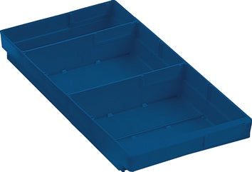 Regalkasten L400xB240xH65mm blau PP KAPPES