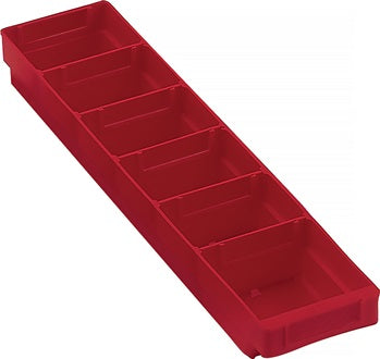 Regalkasten L500xB120xH65mm rot PP KAPPES