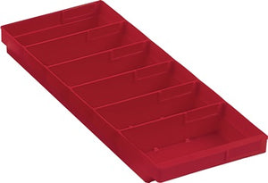 Regalkasten L500xB240xH65mm rot PP KAPPES