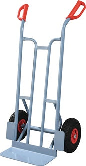 Sackkarre H.1150mm Schaufel-L150xB400mm Luft-Bereifung Trgf.250 kg blau PROMAT