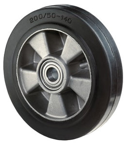 Lenkrad Elastic-Vollgummi Naben-L.60mm Rad-B.50mm D.180mm BS ROLLEN