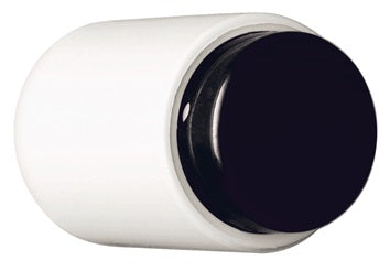 Wandtürpuffer 611.60 Ku.90 tiefschwarz L.60mm HEWI