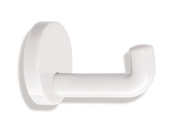 Einzelhaken 477.90.030 einfach A.100mm PA reinweiß 99 D.70mm HEWI