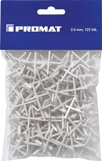 Fliesenkreuz 2mm 125 St./Btl.PROMAT