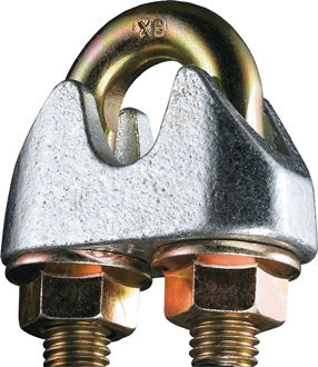 Sicherheitsdrahtseilklemme DIN 1142-EN 13411-5 Gew.M6 Nenn-Gr.6 5mm verz.