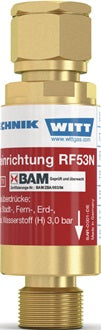 Sicherheitseinrichtung TYP RF 53 N G 1/4Zoll RH O2 Druckluft n.brennbare Gase