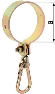 Schaukelschelle D.120mm STA galv. gelb verz. Belastung max. 70kg GAH