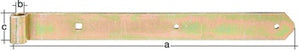 Ladenband L.1400x20x60mm S.8mm D.20mm STA galv.gelb verz.rd GAH