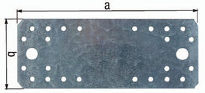 Flachverb. EN 14545:29-2 L.180mm B.40mm S.3mm STA sdmverz. Anz. Löcher 4/16 GAH