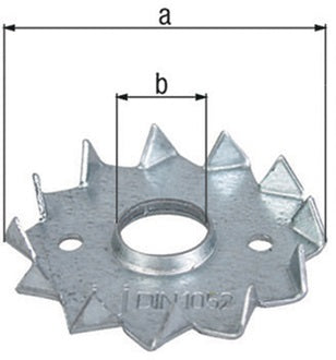 Scheibendübel D62/12mm senzimirverzinkt GAH