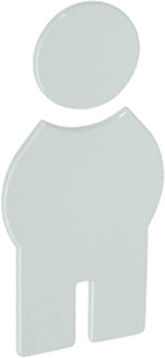 Symbol Mann 801.91.010 PA Farb-Nr.99 B.71 5mm H.150mm S.3mm HEWI