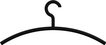 Kleiderb.570.1B 99 Ku.99 reinweiß ma B.450mm H.190mm HEWI