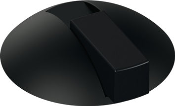 Bodentürpuffer 625B 90 D.85mm H.22 5mm Ku.90 tiefschwarz ma Dübelmontage HEWI