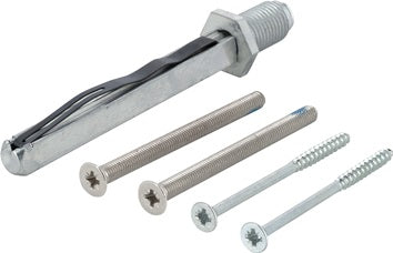 Bef-set.Sertos® K/G 60-65mm M5x75+4 0x70 4-KT.8x90mm HOPPE