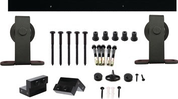 Schiebesyst.450100 100kg 2000mm schwarz HLT 38-40mm Kompletts.