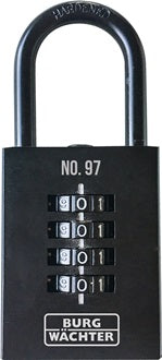 Zahlenvorhangschloss Numero 97 Schlosskörper-B.40mm Guss Zahlenroll.4