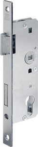 Glastür-Einsteckschloss 0007 PZW 20/40/72/8mm DIN R silber ktg.BKS