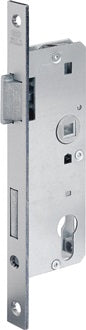 Glastür-Einsteckschloss 0007 PZW 20/40/72/8mm DIN R silber ktg.BKS