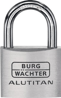 Zylindervorhangschloss 770/50 Schlosskörper-B.50mm Alu versch.-schl.