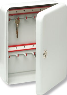Schlüsselbox CS H205xB160xT75mm lichtgrau BURG-WÄCHTER
